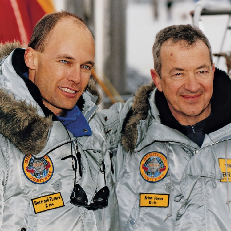 Balonáři Bertrand Piccard a Brian Jones