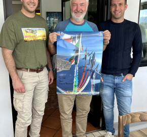 Frecce tricolori - tři barvy